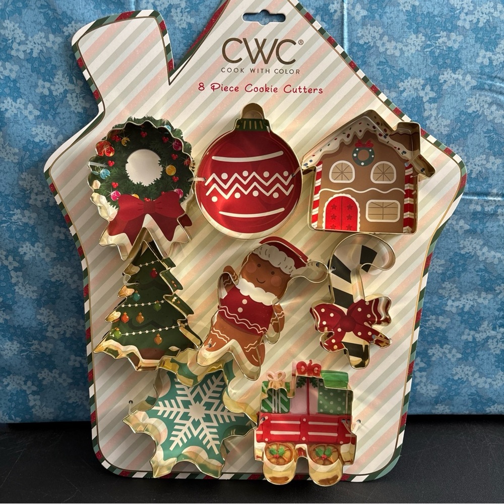 Holiday Cookie Cutter Set - Gold
